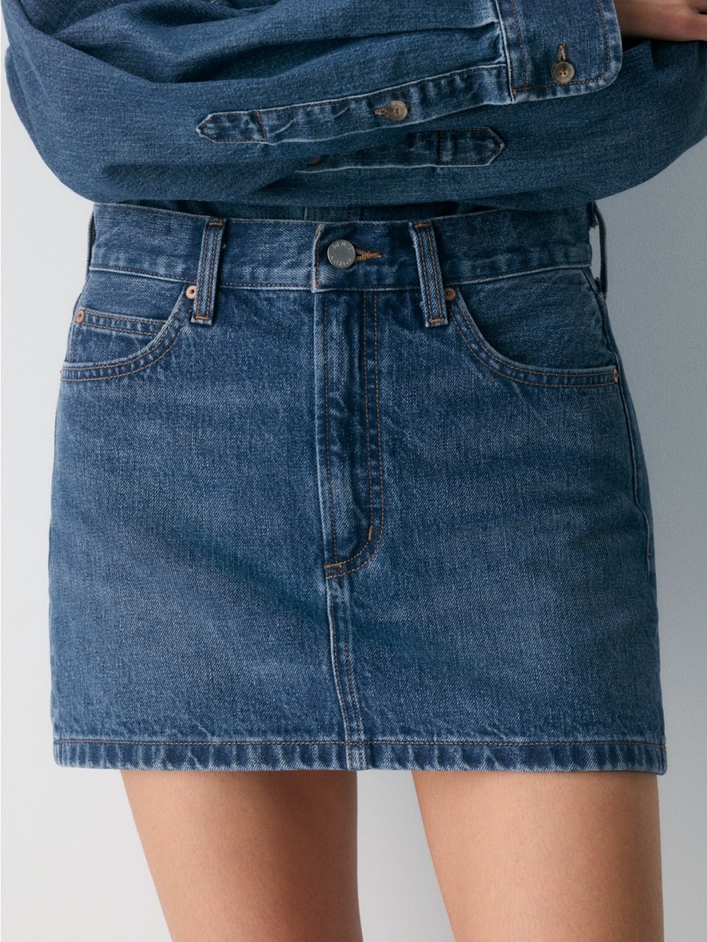 Denim Forum 90s Ricci Skirt | Aritzia